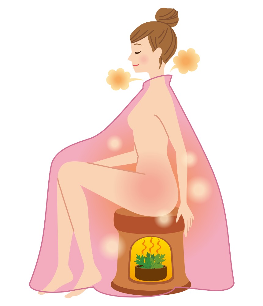 黄土よもぎ蒸しとは