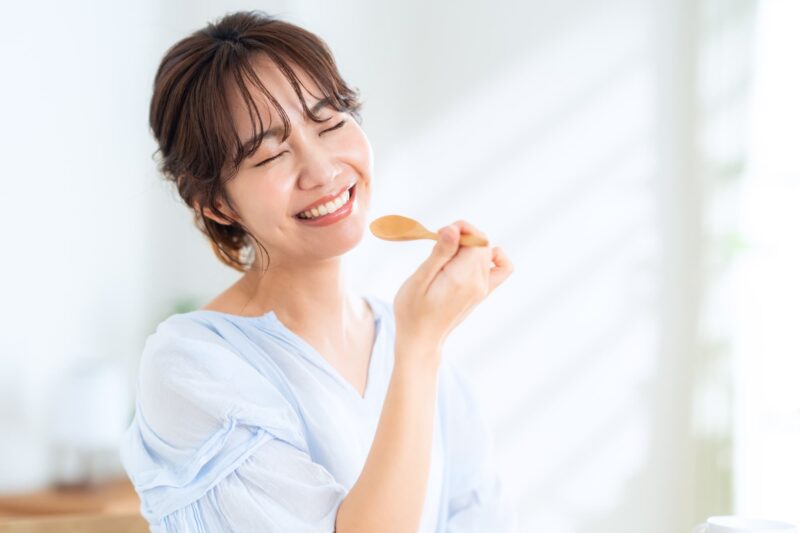 空腹時・満腹時は避ける