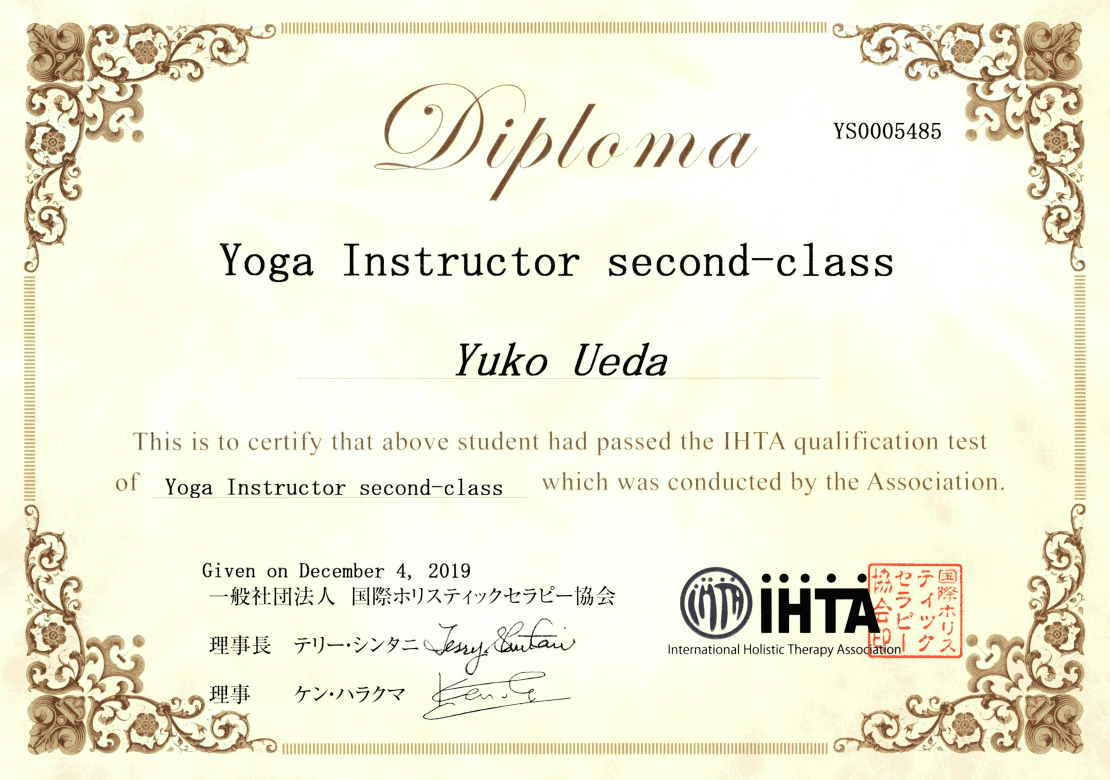 Yoga Instructor second-class