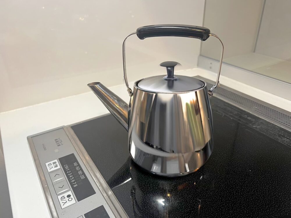 よもぎの蒸しの準備